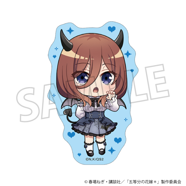 五等分の花嫁＊_ステッカー／（ミニキャラ）中野三玖