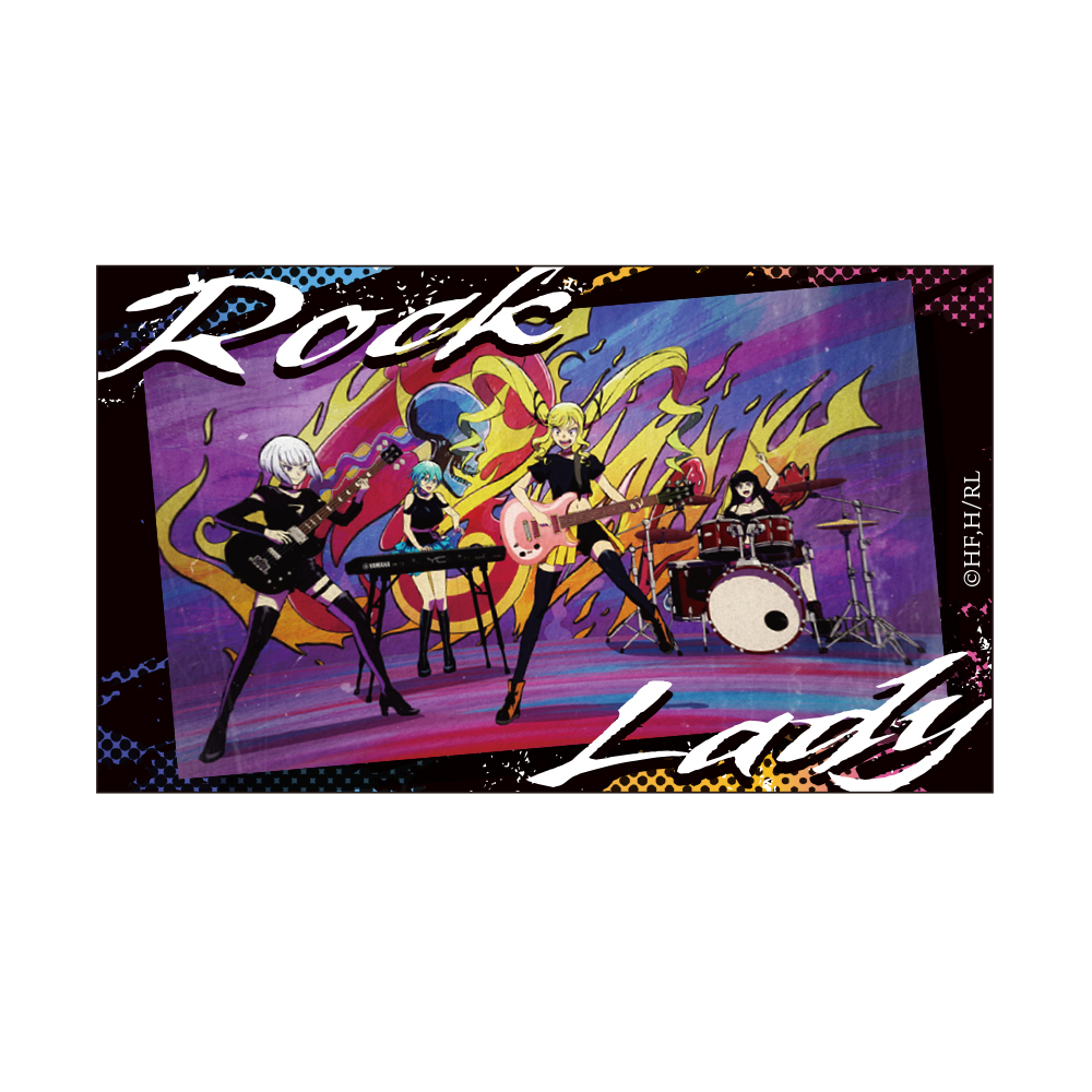 ロックは淑女の嗜みでして_ステッカーA