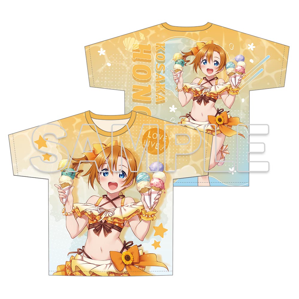 ラブライブ!_フルグラフィックTシャツ Ver.水着 高坂穂乃果