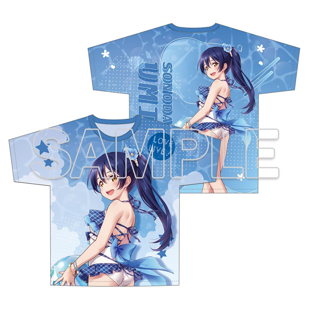 ラブライブ!_フルグラフィックTシャツ Ver.水着 園田海未
