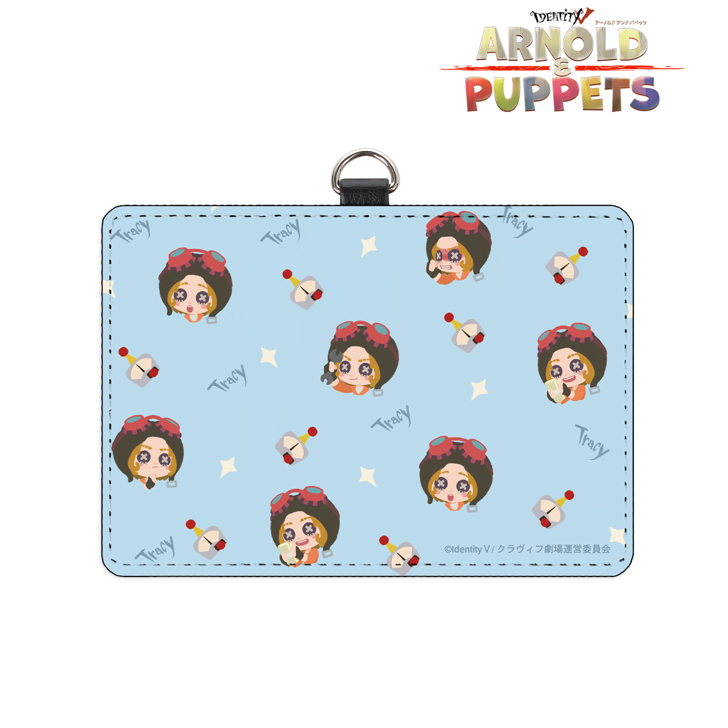 ARNOLD&PUPPETS_パペットトレイシー ネックストラップ付き2ポケットパスケース