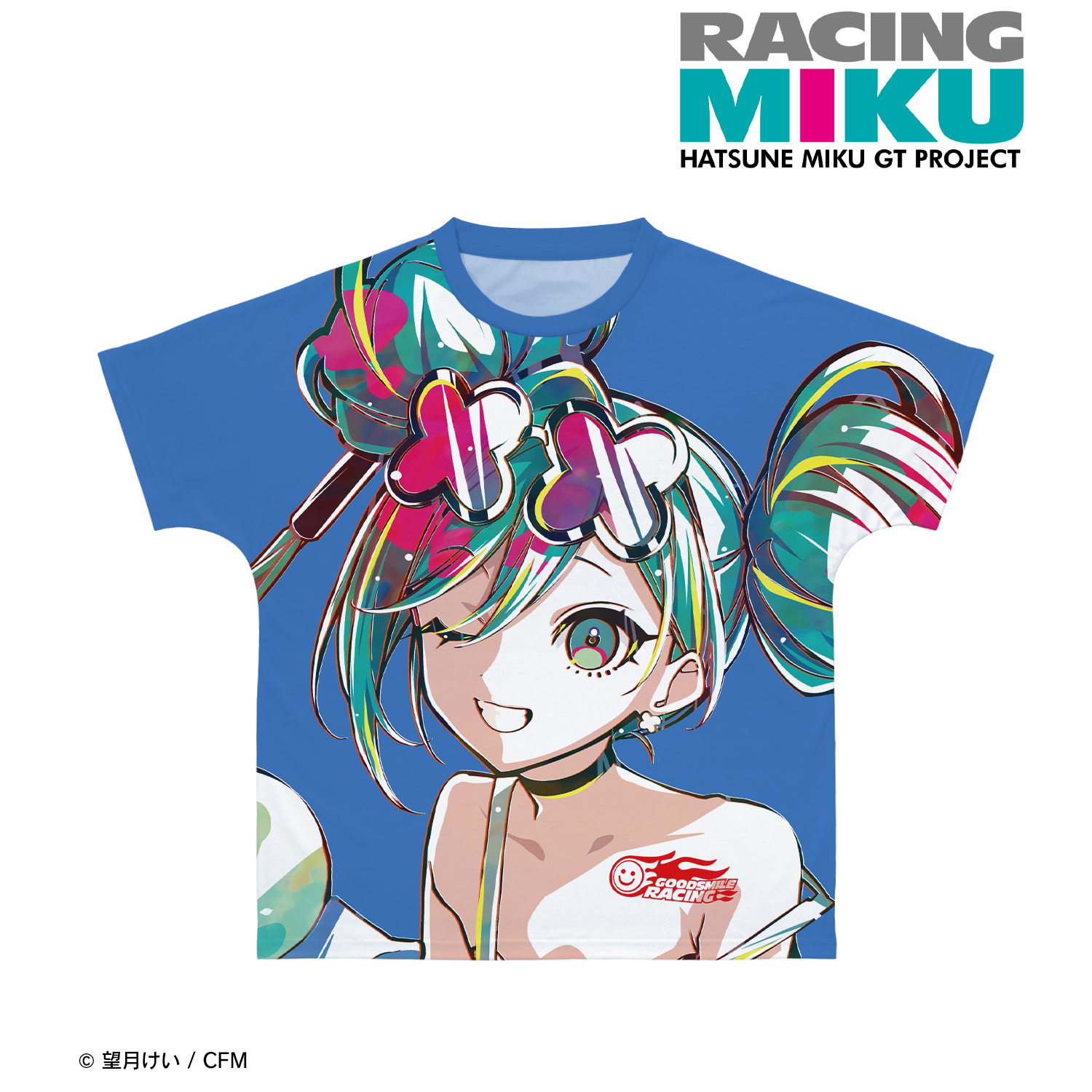 初音ミク GTプロジェクト_(サイズ/M)_レーシングミク 2025Ver. Ani-Art 第2弾 フルグラフィックTシャツ ver.Aユニセックス