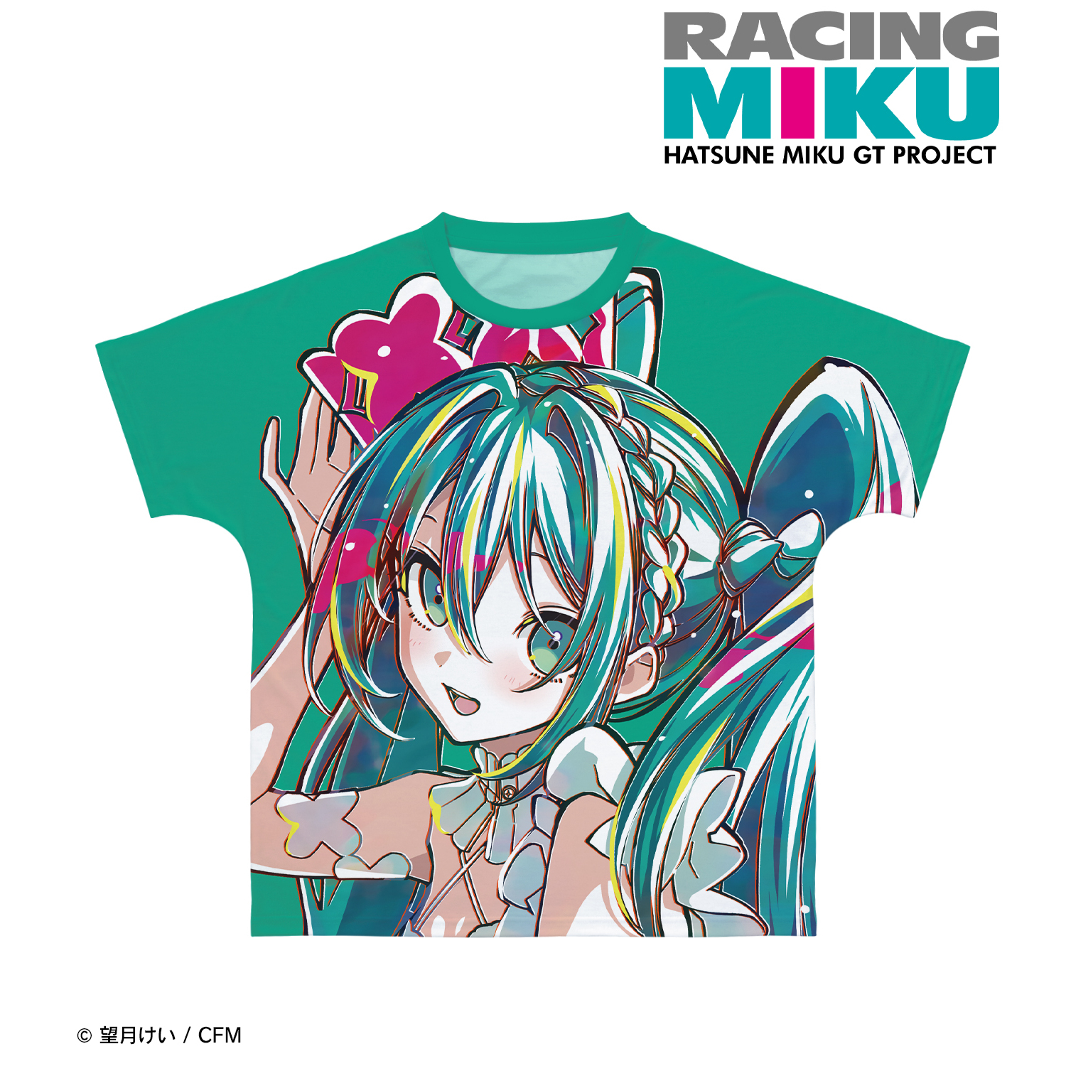 初音ミク GTプロジェクト_(サイズ/XXL)_レーシングミク 2025Ver. Ani-Art 第2弾 フルグラフィックTシャツ ver.Bユニセックス