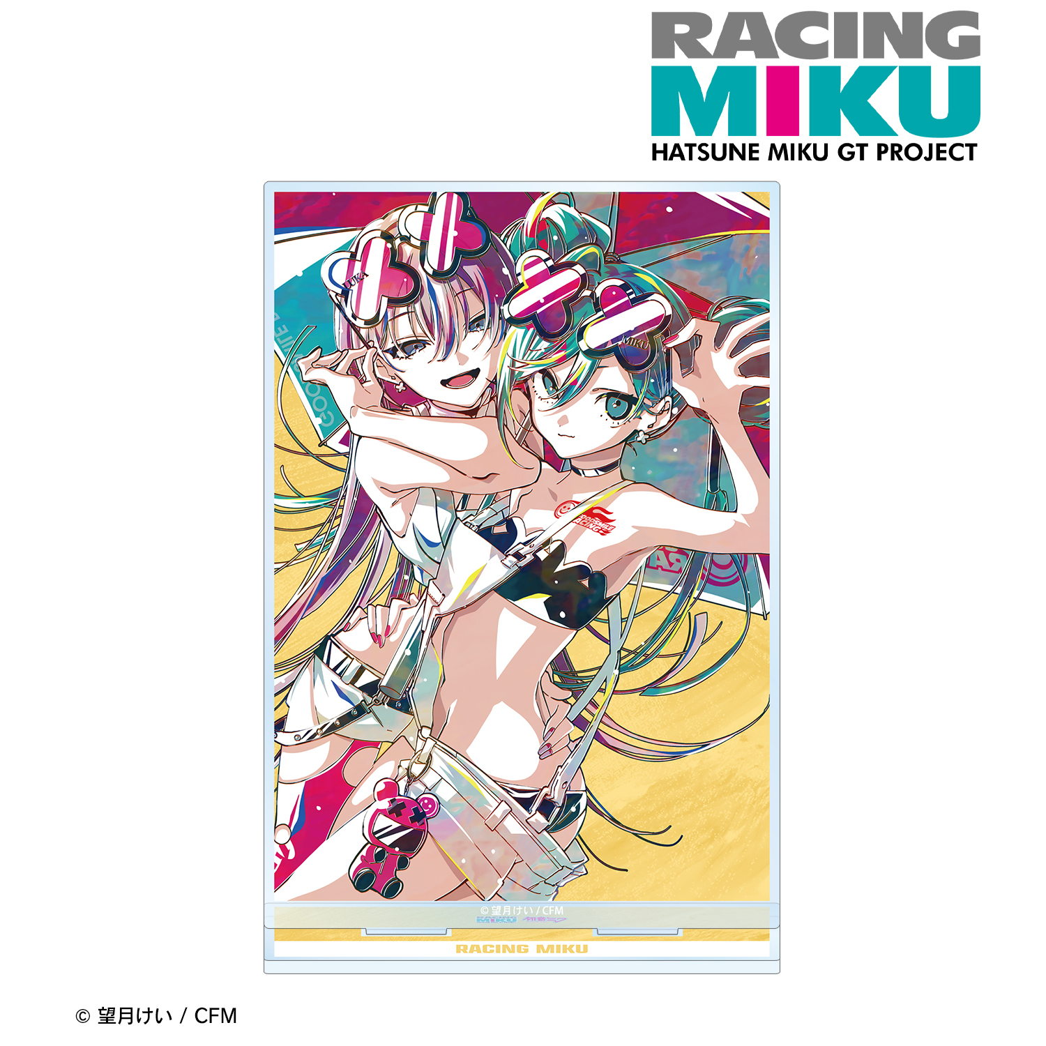 初音ミク GTプロジェクト_レーシングミク 2025Ver. Ani-Art 第2弾 BIGアクリルスタンド ver.E