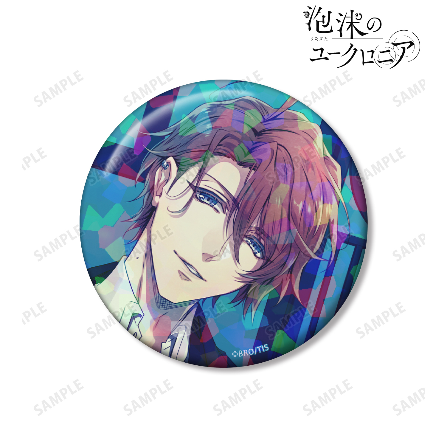 泡沫のユークロニア_依 75mmホログラム缶バッジ