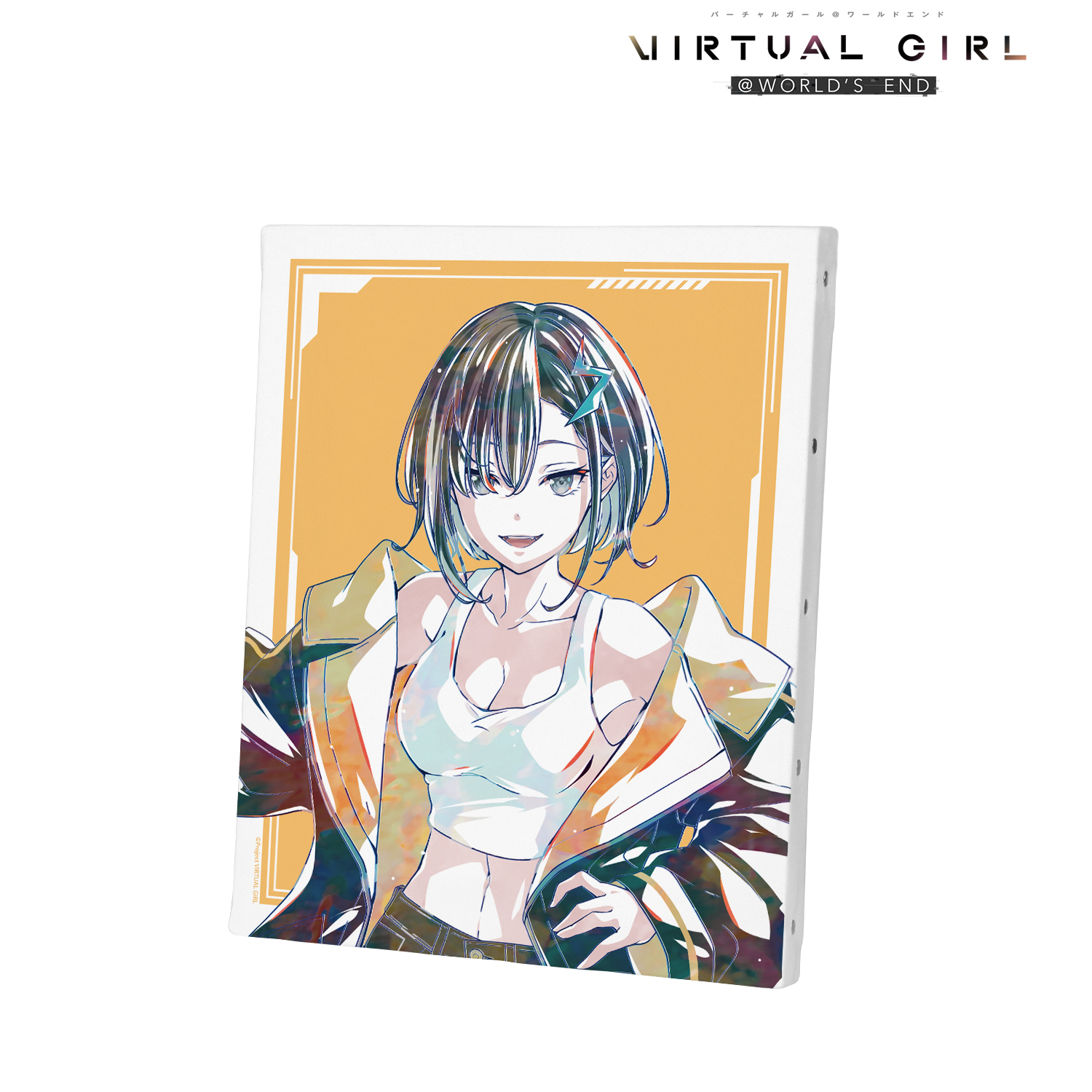 VIRTUAL GIRL @ WORLD'S END_マキ Ani-Art F3号キャンバスボード