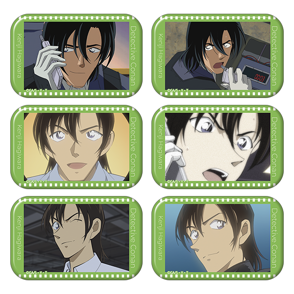 名探偵コナン_スクエア缶バッジコレクション／萩原研二ver.　【BOX／6パック入り】