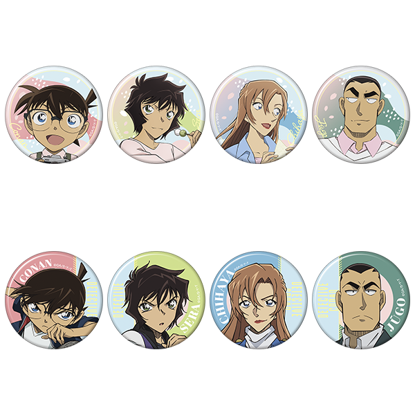名探偵コナン_キャラバッジコレクション／お花見　【BOX／8パック入り】
