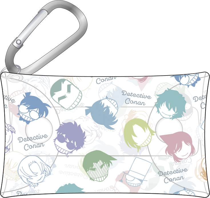 名探偵コナン_カラビナ付きクリアポーチ
