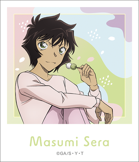 名探偵コナン_ステッカー／世良真純、お花見