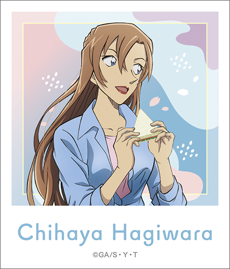 名探偵コナン_ステッカー／萩原千速、お花見