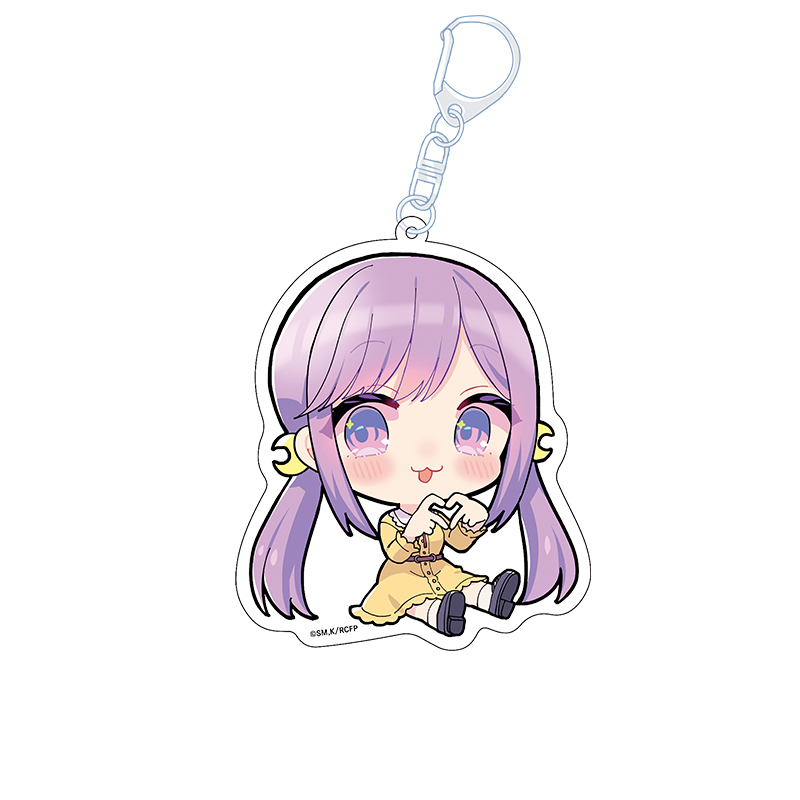 幼馴染とはラブコメにならない_ぺたん娘アクリルキーホルダー 月見るな(私服)