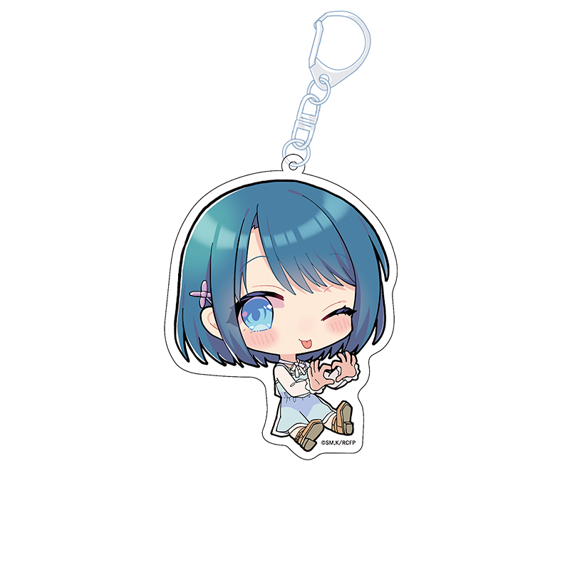 幼馴染とはラブコメにならない_ぺたん娘アクリルキーホルダー 水萌汐(私服)