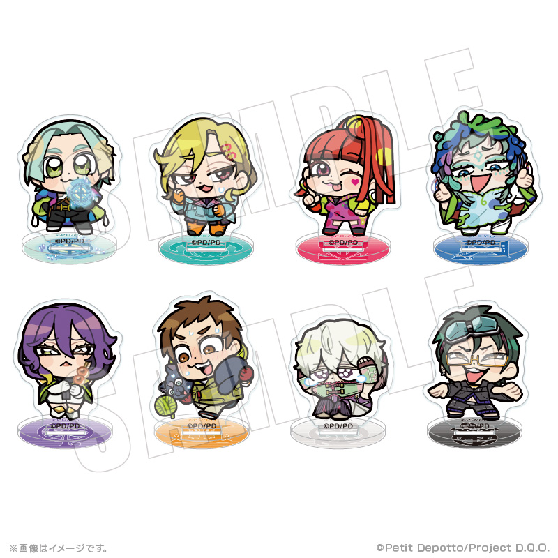 グノーシア×ぶくぶ_ちいさめアクリルスタンド【BOX/8個入り】