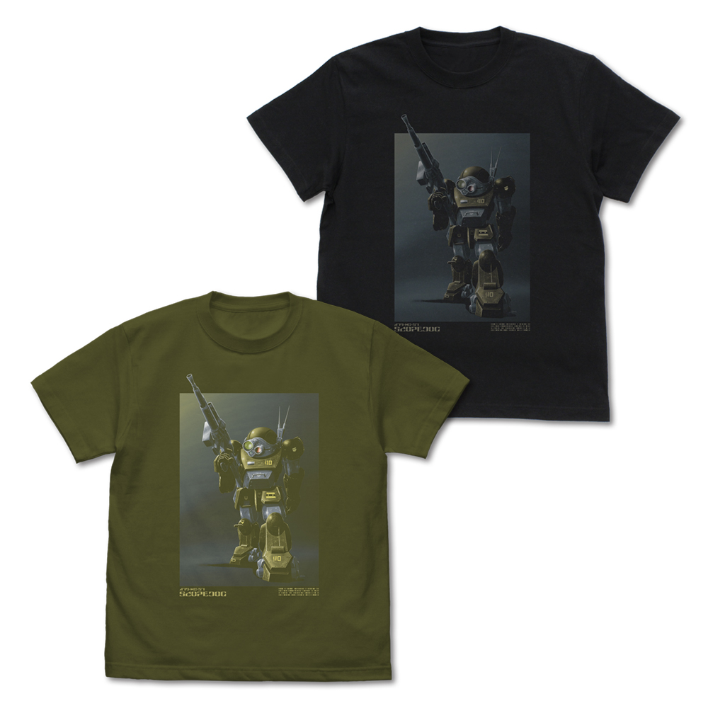 装甲騎兵ボトムズ_XLサイズ_ATM-09-ST スコープドッグ Tシャツ/MOSS