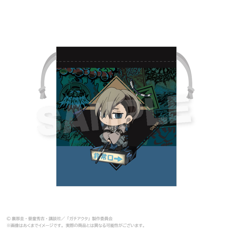 ガチアクタ_ミニ巾着　アングラシティver.  ザンカ