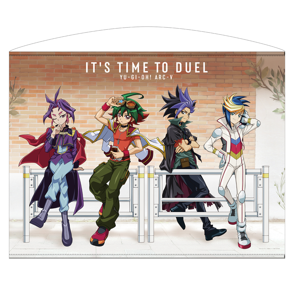 遊☆戯☆王ARC-?_描き下ろし 遊矢&ユート&ユーゴ&ユーリ 100cmタペストリー オフモードの決闘者Ver.
