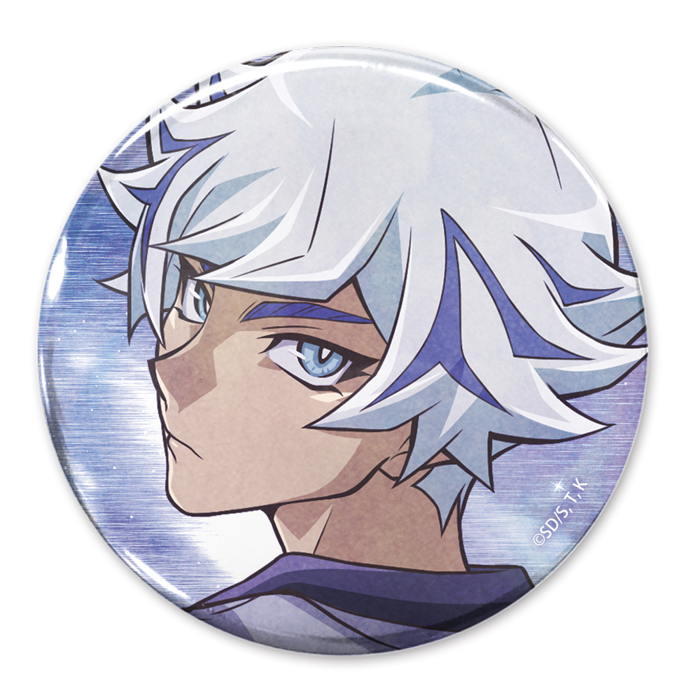 遊☆戯☆王VRAINS_描き下ろし 鴻上了見 65mm缶バッジ オフモードの決闘者Ver.