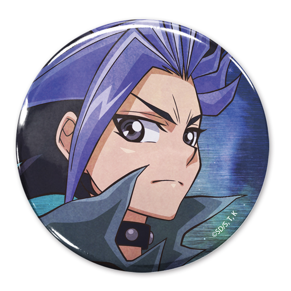 遊☆戯☆王ARC-Ⅴ_描き下ろし ユート 65mm缶バッジ オフモードの決闘者Ver.