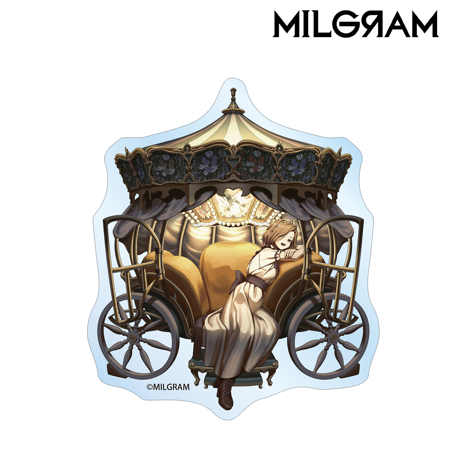 MILGRAM -ミルグラム-_描き下ろし マヒル バースデーver. 第3弾 ダイカットステッカー