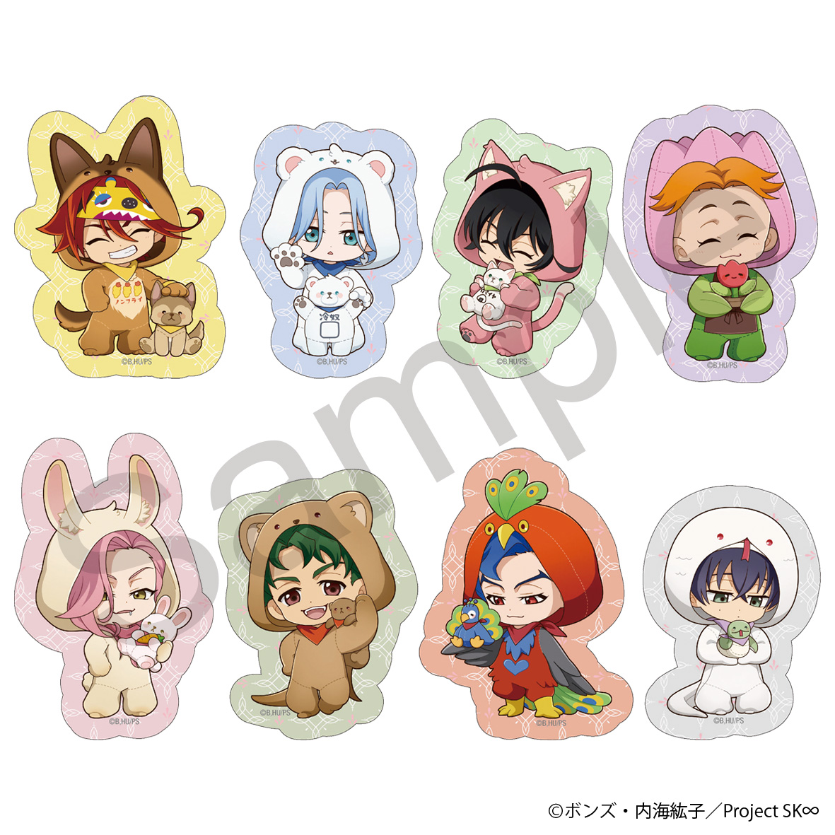 SK∞ エスケーエイト_ステッカーセット mini STORE ver.