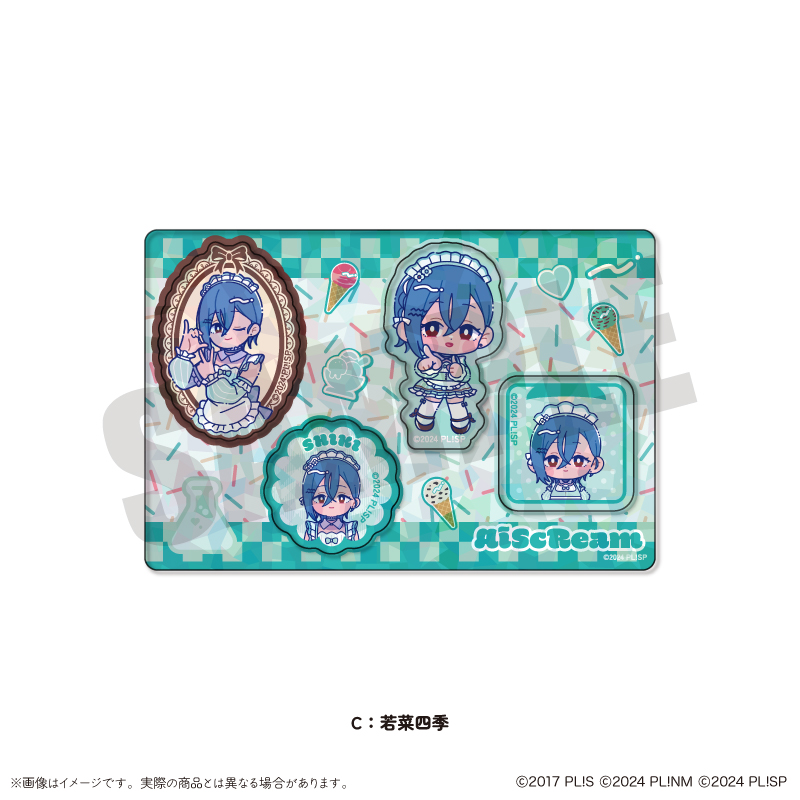ラブライブ！シリーズ_「AiScReam」 にゅ～とろ ホログラムステッカーシート C 若菜四季