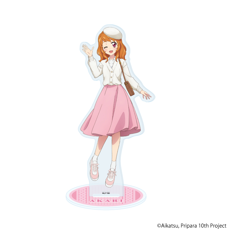 アイカツ！×プリパラ THE MOVIE -出会いのキセキ！-_アクリルスタンド01/あかり(描き下ろしイラスト)