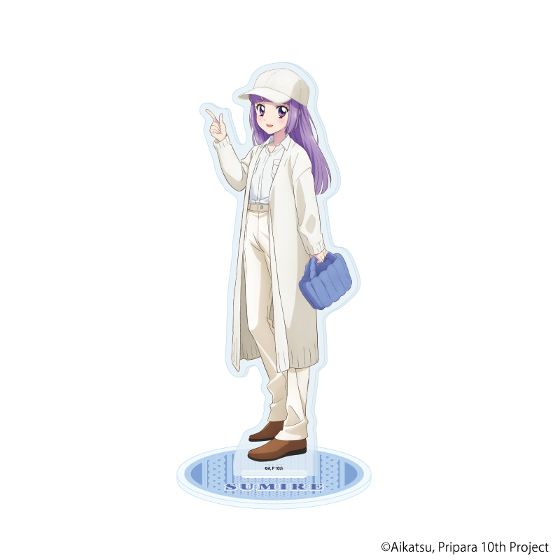 アイカツ！×プリパラ THE MOVIE -出会いのキセキ！-_アクリルスタンド02/スミレ(描き下ろしイラスト)