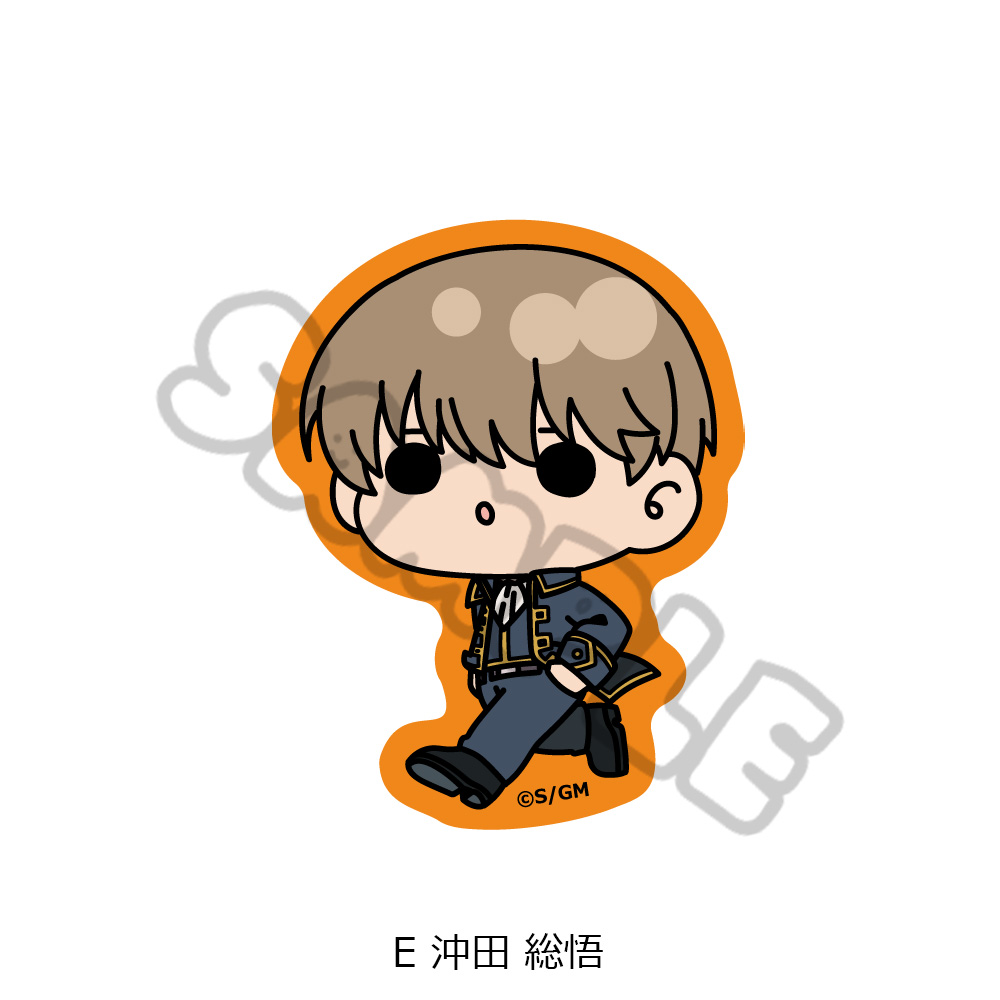 新劇場版 銀魂 -吉原大炎上-_クリアカードステッカー mochochoシリーズ E 沖田総悟