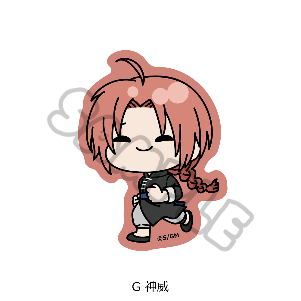 新劇場版 銀魂 -吉原大炎上-_クリアカードステッカー mochochoシリーズ G 神威