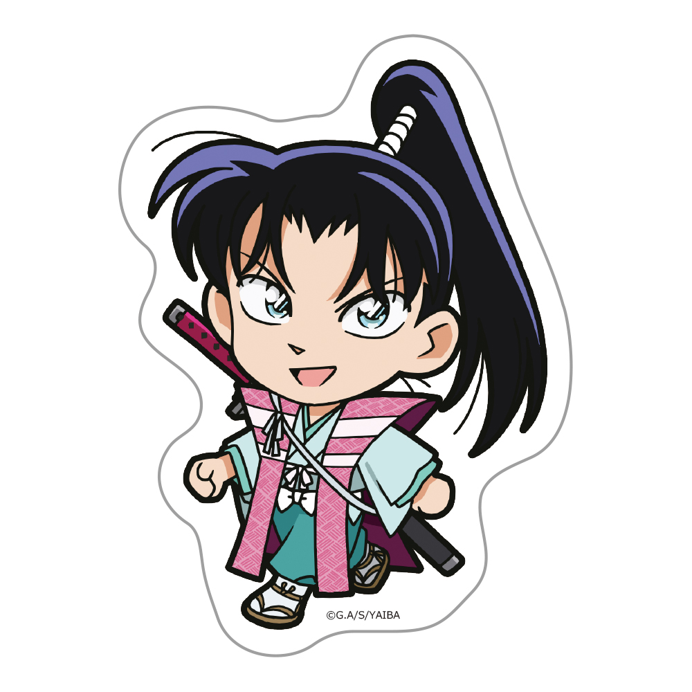 真･侍伝 YAIBA_ついてっくダイカットステッカー 佐々木 小次郎