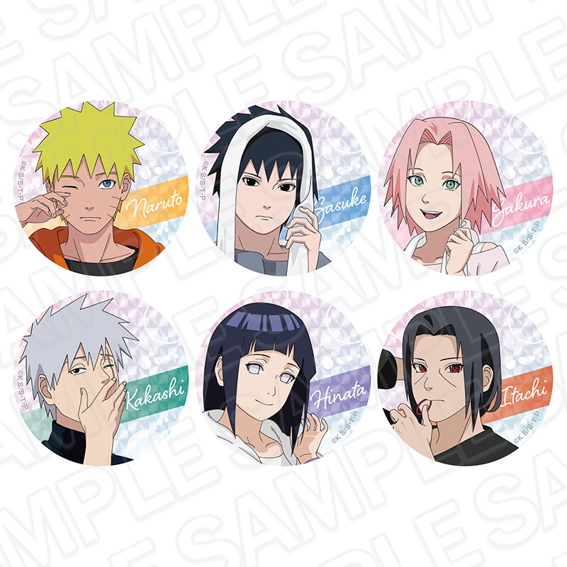 NARUTO-ナルト- 疾風伝_ホログラムカンバッジ(ランダム) モーニング ver.　【コンプリートOPP／6個入り】