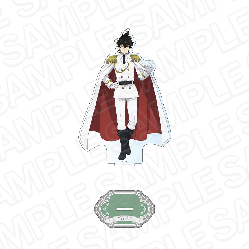 ブラッククローバー_デカアクリルスタンド ユノ ホワイトミリタリー ver.