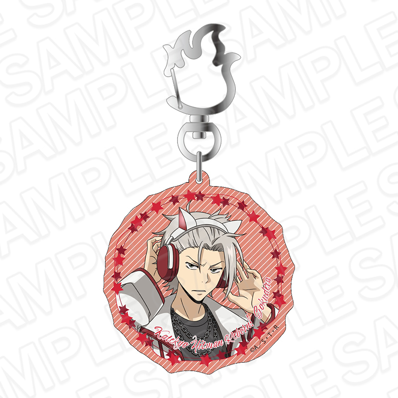 家庭教師ヒットマンREBORN!_ホログラムキーホルダー 獄寺 隼人 匣アニマル ver.