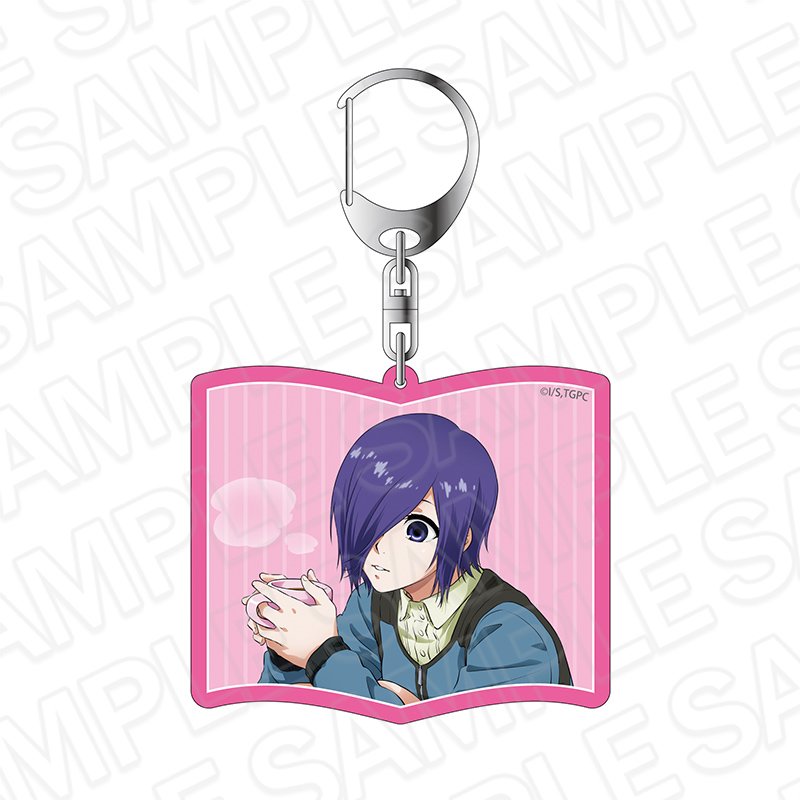 東京喰種トーキョーグール_ホログラムアクリルキーホルダー 霧嶋董香 Relax ver.