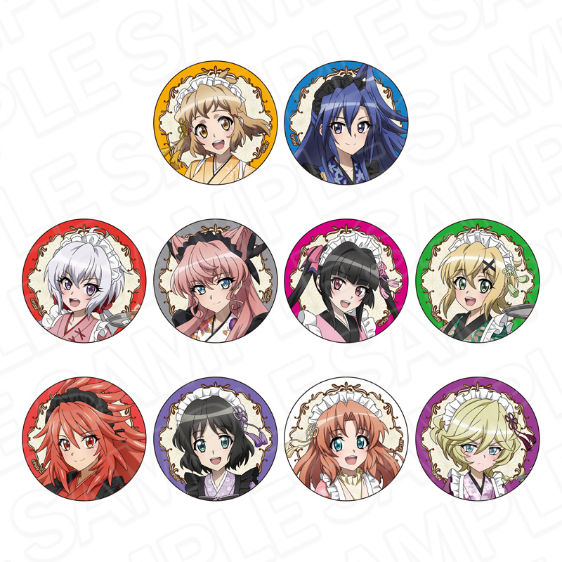 戦姫絶唱シンフォギアXV_ホログラムカンバッジ(ランダム) レトロカフェ ver.