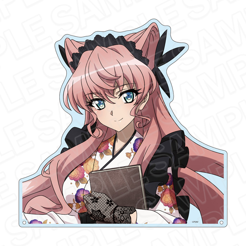 戦姫絶唱シンフォギアXV_特大ダイカットアクリルボード マリア・カデンツァヴナ・イヴ レトロカフェ ver.