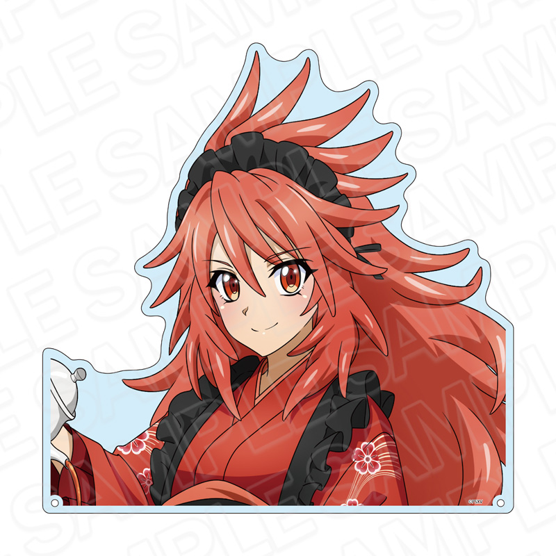 戦姫絶唱シンフォギアXV_特大ダイカットアクリルボード 天羽 奏 レトロカフェ ver.