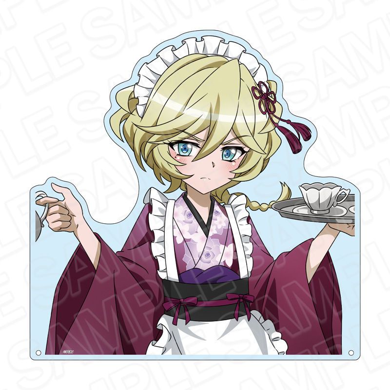 戦姫絶唱シンフォギアXV_特大ダイカットアクリルボード キャロル・マールス・ディーンハイム レトロカフェ ver.