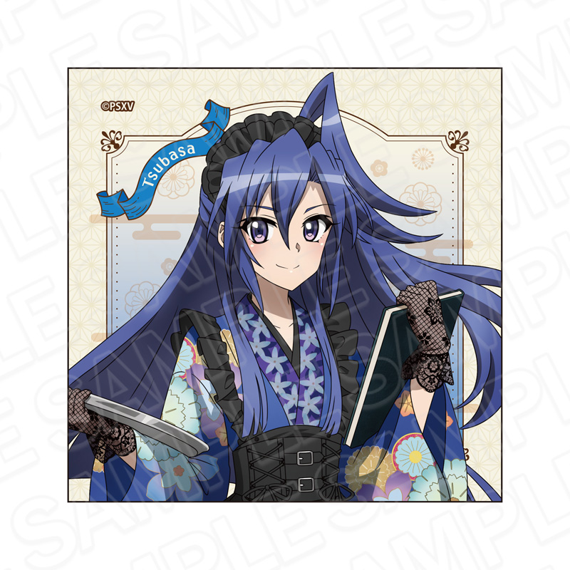 戦姫絶唱シンフォギアXV_マイクロファイバー 風鳴 翼 レトロカフェ ver.