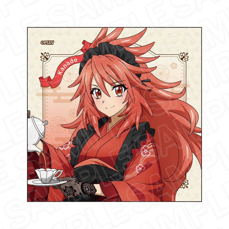 戦姫絶唱シンフォギアXV_マイクロファイバー 天羽 奏 レトロカフェ ver.