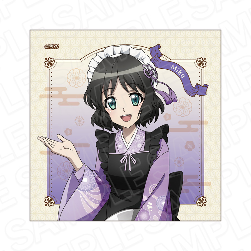 戦姫絶唱シンフォギアXV_マイクロファイバー 小日向 未来 レトロカフェ ver.