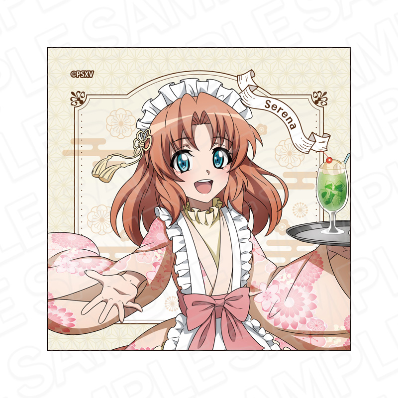 戦姫絶唱シンフォギアXV_マイクロファイバー セレナ・カデンツァヴナ・イヴ レトロカフェ ver.