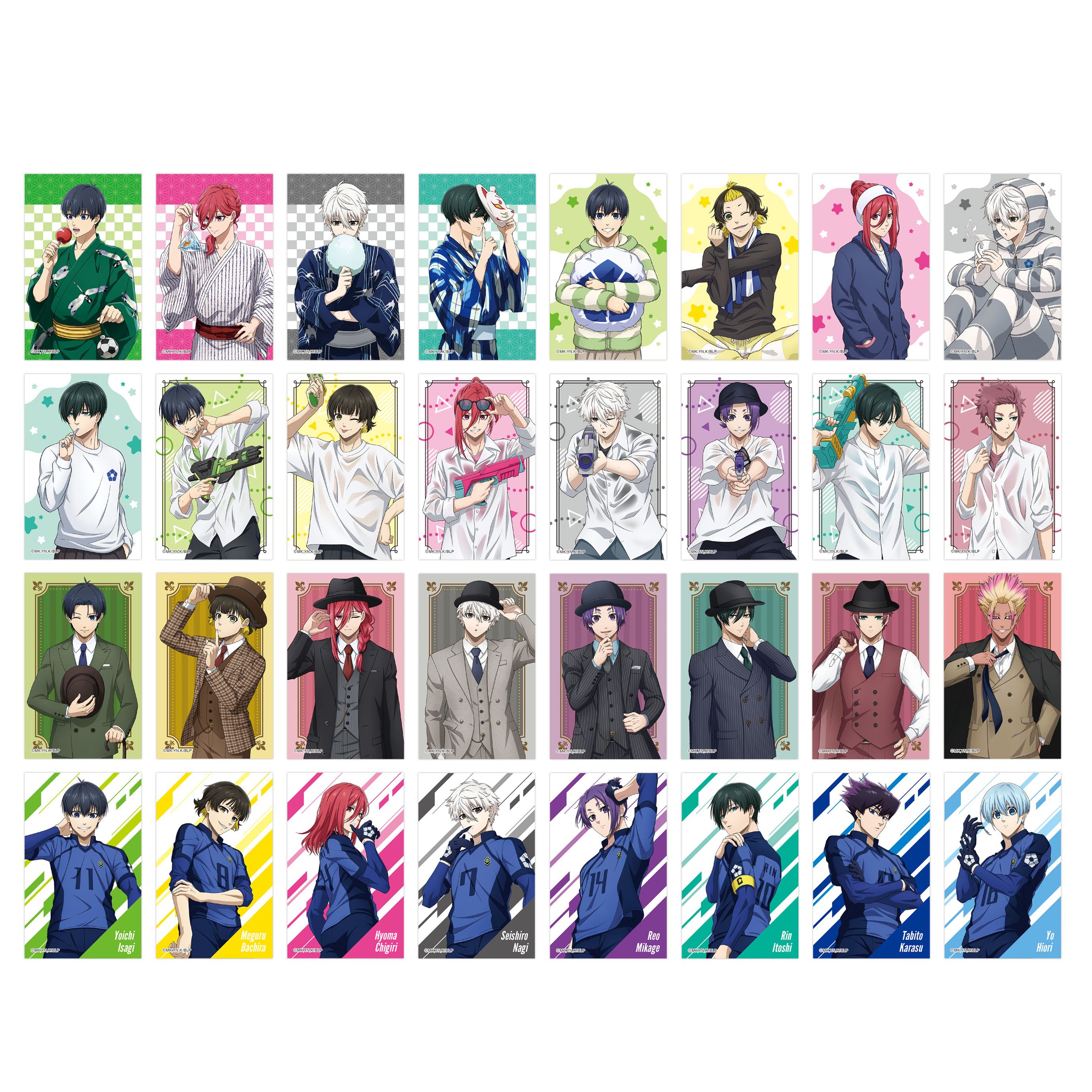 ブルーロック_メモリアルクリアカードコレクション　【BOX／16パック入り】