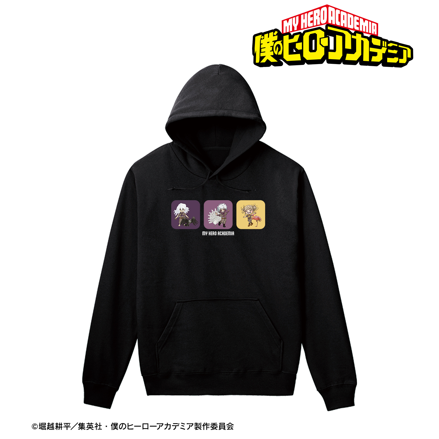 僕のヒーローアカデミア_サイズ/L_集合 ちびキャラ 動物とのふれあいver. パーカー ver.Cユニセックス