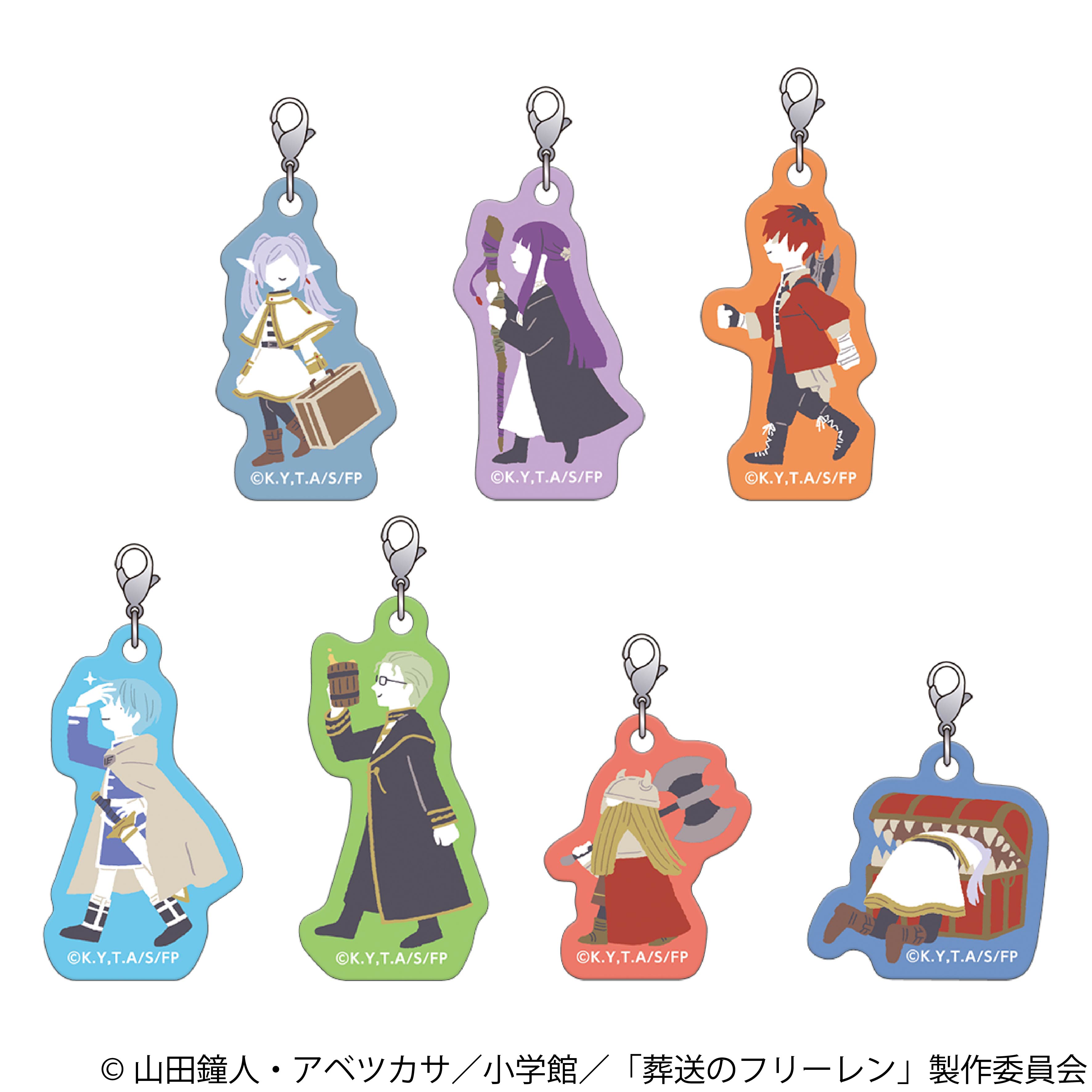 葬送のフリーレン_アクリルチャームコレクション／ゆるパレット　【BOX／7パック入り】