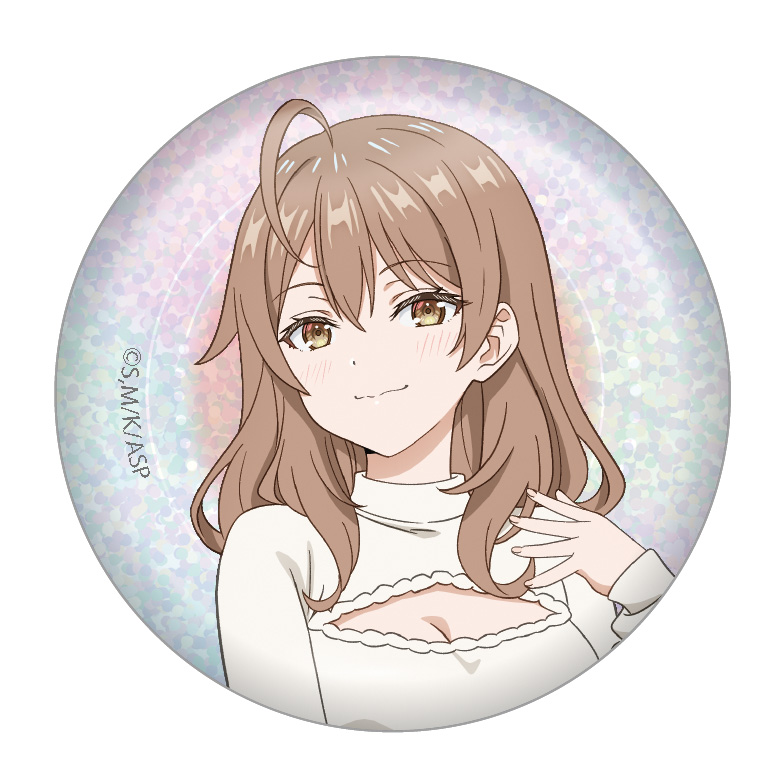 時々ボソッとロシア語でデレる隣のアーリャさん_グリッター缶バッジ／マリヤ・ミハイロヴナ・九条