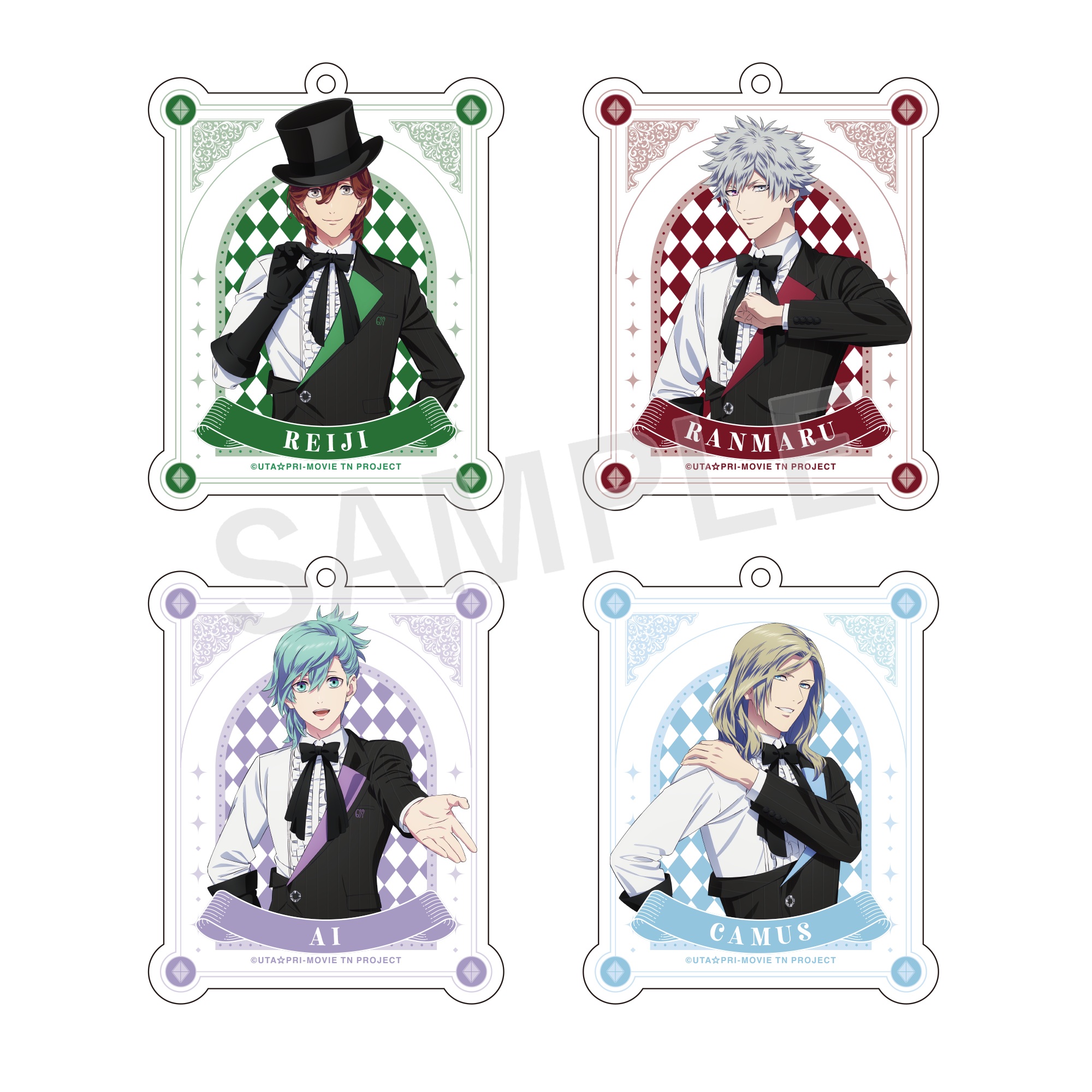劇場版 うたの☆プリンスさまっ♪TABOO NIGHT XXXX_ご当地お菓子コラボ  QUARTET NIGHT SELECTION トレーディングホロアクリルキーホルダー(全4種)