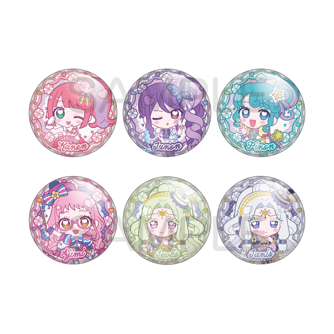 プリパラ_きゃらっぴんトレーディング缶バッジvol.4【コンプリートBOX／6個入り】