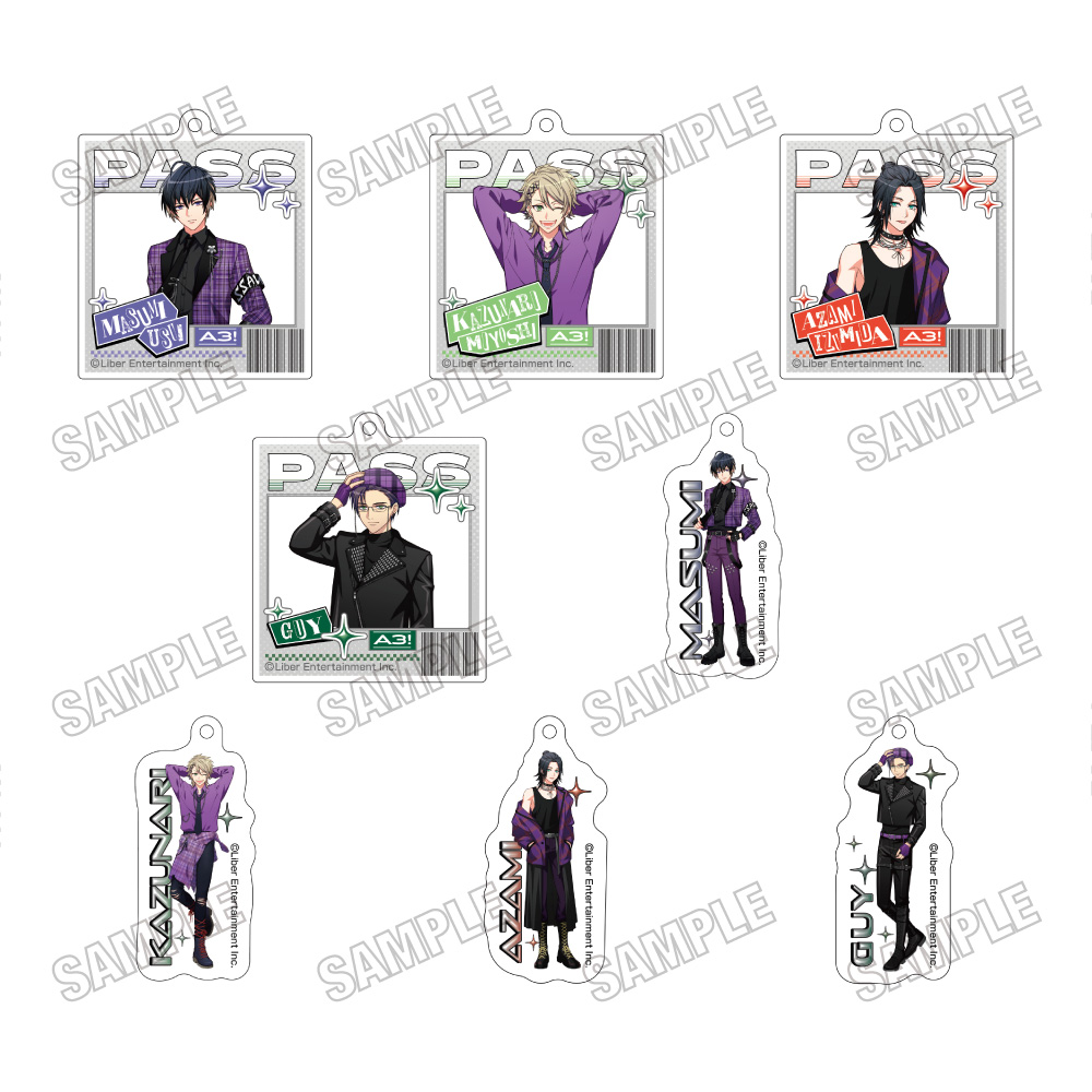 A3!_描き下ろしアクリルキーホルダーコレクション【コンプリートBOX／8個入り】